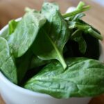 Image of a bowl of spinach.